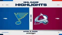 NHL Highlights | Blues vs. Avalanche - April 5, 2026