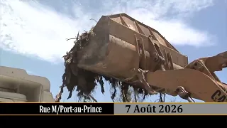 Meri P-au-P kontinye seri travay netwayaj yo ak debloke kèk wout nan Rue M