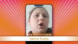 TV Oranje app videoboodschap - Sabine Rutjes