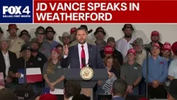 FULL VIDEO: Vance stumps for Paxton in Weatherford