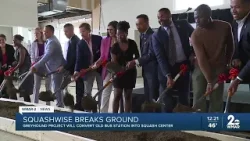 SquashWise breaks ground on new center at historic Baltimore Greyhound Terminal