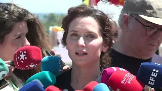 Ayuso: "It's the worst fire in the history of the Community of Madrid"