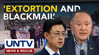 Defense Sec. Teodoro, tinawag na extortion at blackmail ang aksyon ng China laban sa 100 Pilipino