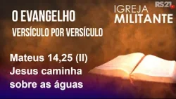 Igreja Militante - 28/01/2026 - Mateus 14,25 (II) – Jesus caminha sobre as águas