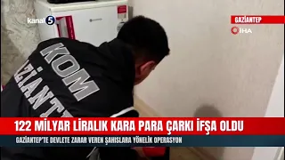 122 Billion Lira Money Laundering Scheme Exposed! Massive Operation in Gaziantep