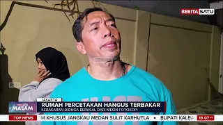Rumah Kos dan Percetakan di Menteng Dalam Terbakar, Empat Tewas
