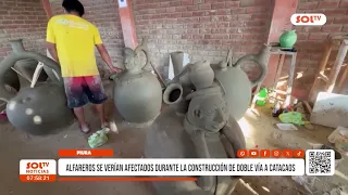 Piura: Potters could be affected during the construction of the dual carriageway to Catacaos