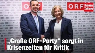 "Big ORF Party" Sparks Criticism During Times of Crisis | krone.tv NEWS