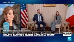 Georgia Meloni rechaza plan de envio de buques italianos al estrecho de Ormuz