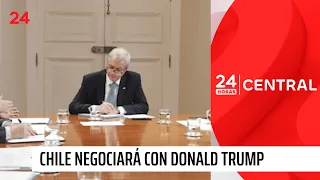Following Trump tariffs, government begins key negotiations with U.S. | 24 Horas TVN Chile