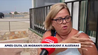 Migrants land in Spain: "We were scared, I locked the doors," says local resident