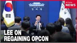 President Lee renews push to regain wartime operational control from U.S.