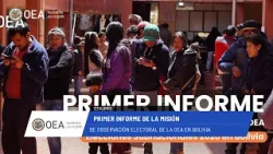 OEA News: Informe de la Misión de Observación Electoral de la OEA en Bolivia. 26 de marzo de 2026. OEA News: Informe de la Misión de Observación Electoral de la OEA en Bolivia. 26 de marzo de 2026.