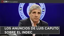 LUIS CAPUTO confirmó que POSTERGARÁ la nueva fórmula para medir LA INFLACIÓN