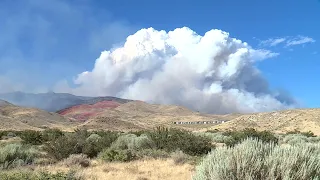 Hawk Fire spreads in Washoe County