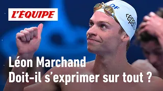 Léon Marchand: "I don't feel qualified" - Should athletes share their opinions?