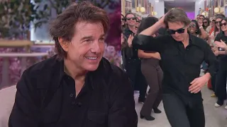 Tom Cruise Channels ‘Risky Business’ in Jennifer Hudson’s Spirit Tunnel!