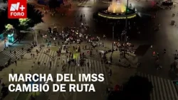 Trabajadores del IMSS bloquean Paseo de La Reforma y Avenida Juárez, CDMX