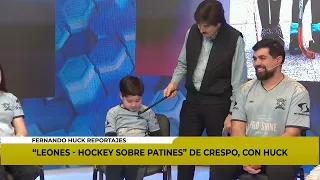 "LEONES - ROLLER HOCKEY" FROM CRESPO, WITH HUCK