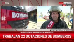 LAFERRERE: INCENDIO en un MAYORISTA