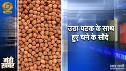 Mandi Khabar | मंडी खबर- उठा-पटक के साथ हुए चने के सौदे | DD Kisan | January 19, 2026