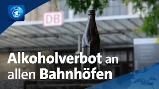 Alkoholverbot an allen Bahnhöfen: Was sich für Reisende ändern soll
