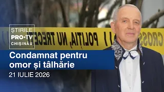 PRO TV News (8:00 PM) | CONVICTED OF MURDER AND ROBBERY | Moldova