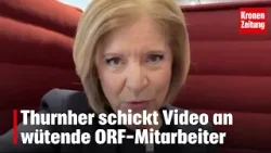 Thurnher schickt Video an wütende ORF-Mitarbeiter | krone.tv NEWS