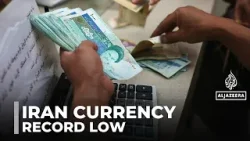 Iran’s currency drops to record low against dollar as tensions soar