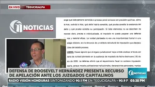 Roosevelt Hernández’s defense team files an appeal in capital courts