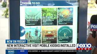 New interactive Visit Mobile kiosks installed