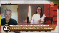 El microsatélite ARGENTINO Atenea integró con éxito la MISIÓN ARTEMIS II