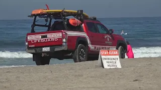 Lifeguards remind beachgoers of safety as high heat happens across San Diego County