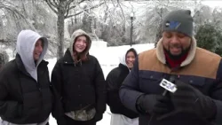 Oxford, Mississippi residents react as winter storm continues to impact the area