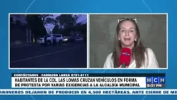 Habitantes de Lomas del Guijarro cruzan sus camionetas y denuncian insoportable tráfico