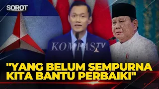 Democrat Commitment, AHY Says Support for Prabowo's Policies: We Will Help Fix What Isn't Perfect