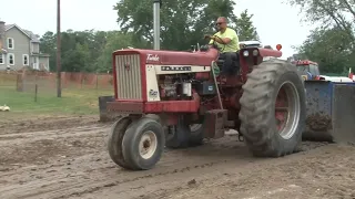 80th Annual Langford Tractor Pull goes under way on a rainy Sunday