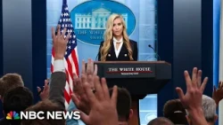 Katie Zacharia holds first White House press briefing weeks before midterm elections