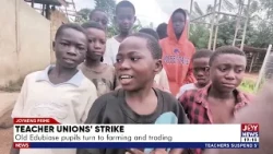 Teachers’ strike leaves Old Edubiase pupils trading and farming instead of learning