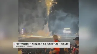 Fireworks mishap at Giants minor league affiliate game
