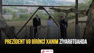 Prezident Pir Ömər Sultan ziyarətgahında aparılan konservasiya işləri ilə tanış olub | APA TV