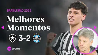 VAR ANULA GOL DE EMPATE NO FIM E FOGÃO VENCE EM RETORNO DE RENATO AO GRÊMIO | BOTAFOGO 3 X 2 GRÊMIO