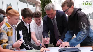 Samara Mayor Ivan Noskov Visits School No. 132