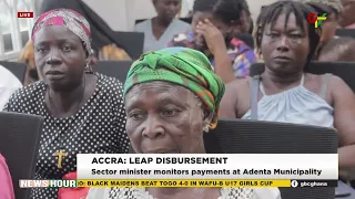 Accra: Minister Storms Adenta to Monitor LEAP Payments