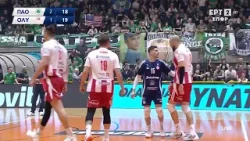 Παναθηναϊκός - Ολυμπιακός | Τρομερά διαδοχικά μπλοκ του Σέντλατσεκ σε Ανδρεόπουλο και Νίλσεν!