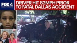 Suspect hit 82 mph prior to fatal Dallas crash