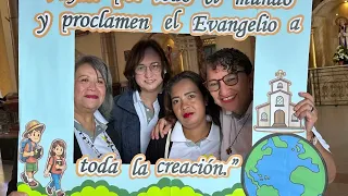 Grisel Cabrera receives the Order of Saint Michael the Archangel from the Archdiocese of Teguciga...