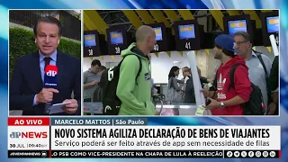 Receita Federal lança sistema que agiliza declaração de bens e desembarque