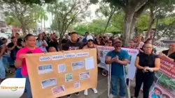 Bloque sindical y pedagógico del Cercado realizan parada cívica por mal estado de centros educativos