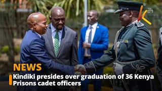Kindiki presides over graduation of 36 Kenya Prisons cadet officers